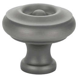 1" Waverly Cabinet Knob, Unlacquered Brass