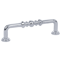 4" Spindle Cabinet Pull, French Antique