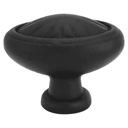1-3/4" Tuscany Bronze Egg Cabinet Knob, Flat Black Bronze
