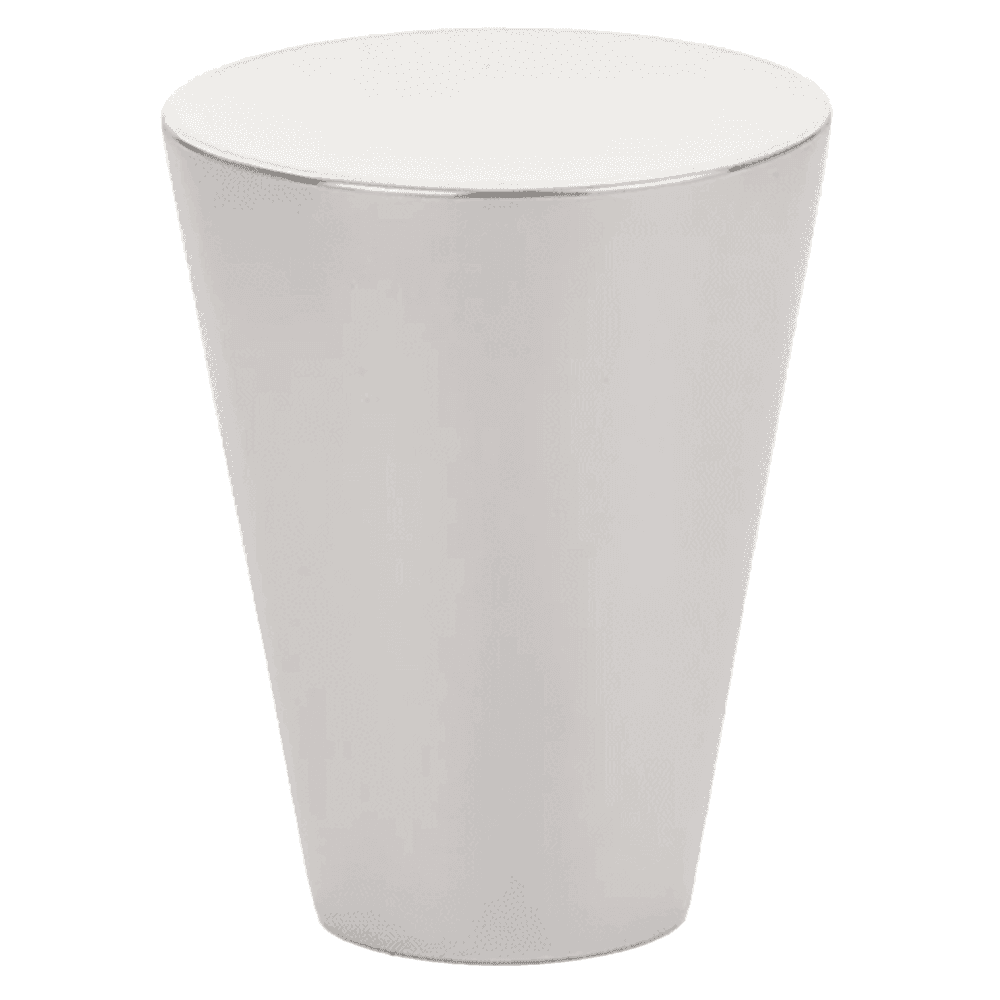 1-1/8" Cone Cabinet Knob, Polished Nickel