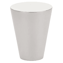 1-1/8" Cone Cabinet Knob, Polished Nickel