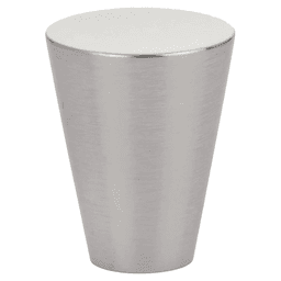 1-1/8" Cone Cabinet Knob, Satin Nickel