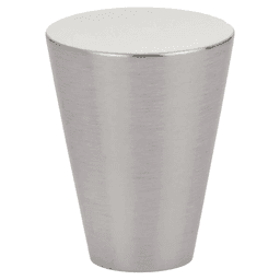 1-1/8" Cone Cabinet Knob, Unlacquered Brass