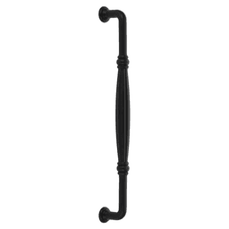 18" Fluted Appliance Pull, Flat Black Bronze