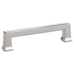 4" Alexander Cabinet Pull, Polished Nickel