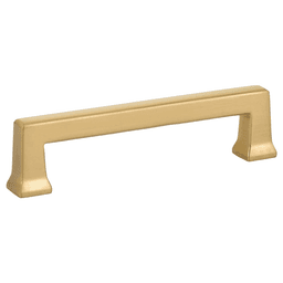 4" Alexander Cabinet Pull, Satin Brass