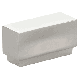 1-5/8" Cinder Cabinet Knob, Polished Nickel