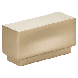 1-5/8" Cinder Cabinet Knob, Satin Brass