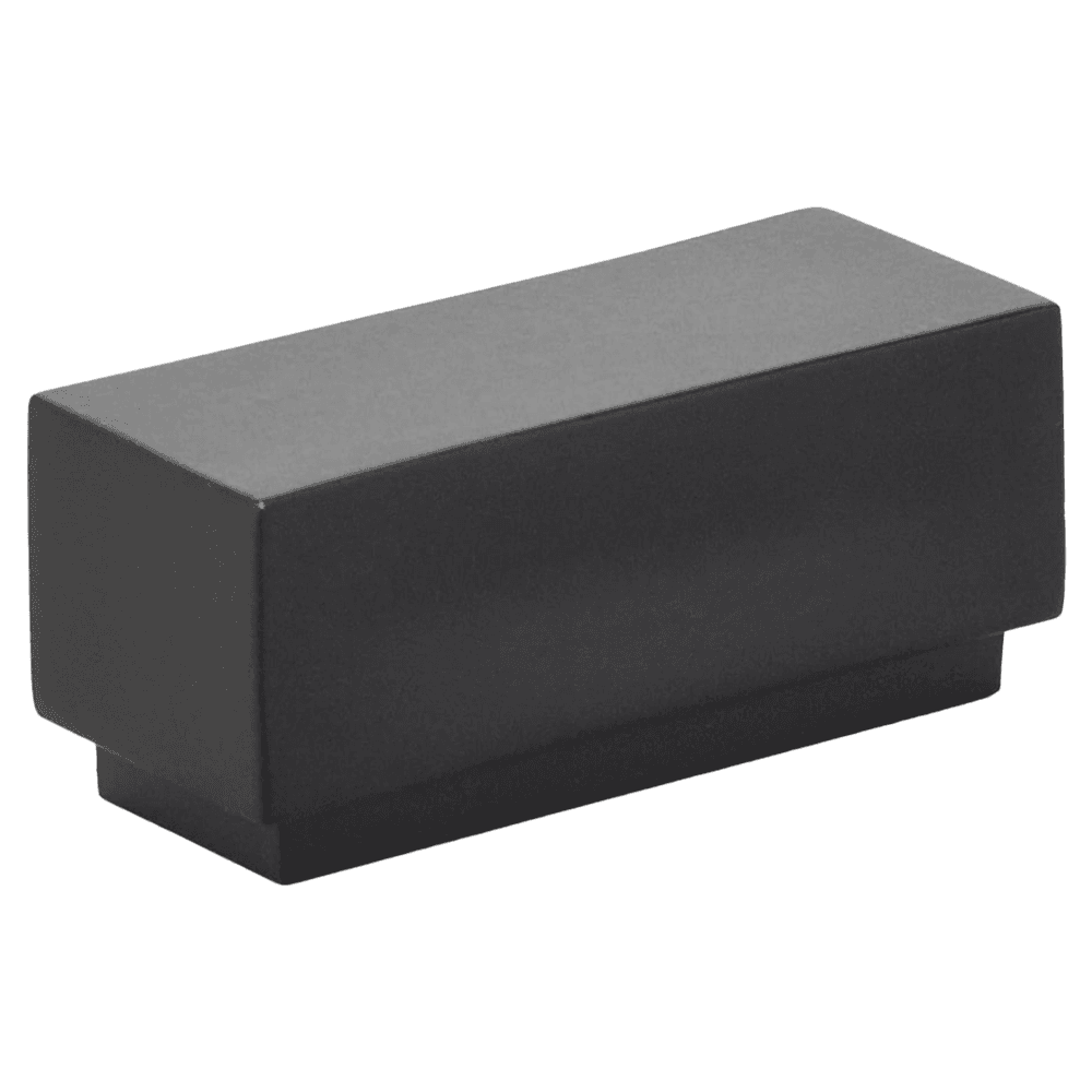 2-1/4" Cinder Cabinet Knob, Flat Black