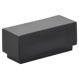 2-1/4" Cinder Cabinet Knob, Flat Black