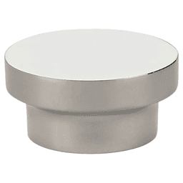 1-3/8" District Cabinet Knob, Polished Nickel