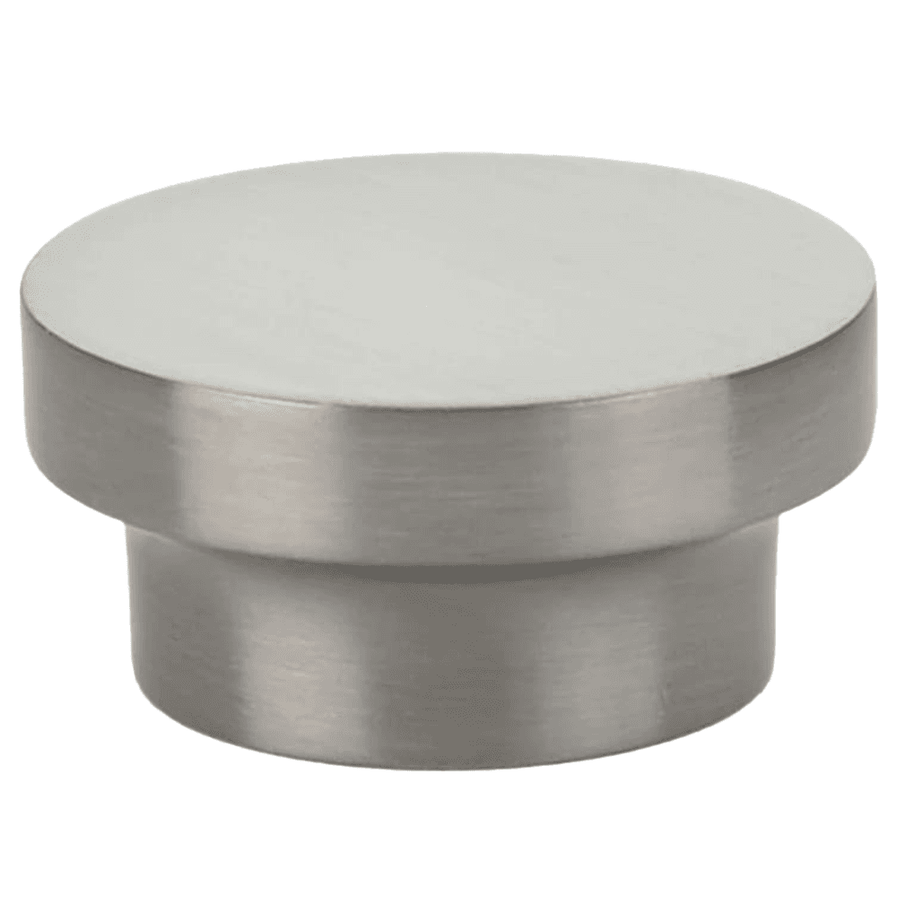1-3/8" District Cabinet Knob, Satin Nickel