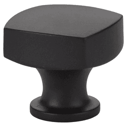 1-1/4" Freestone Cabinet Knob, Flat Black