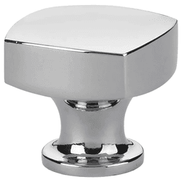 1-1/4" Freestone Cabinet Knob, Polished Chrome