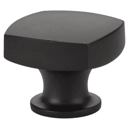 1-1/2" Freestone Cabinet Knob, Flat Black