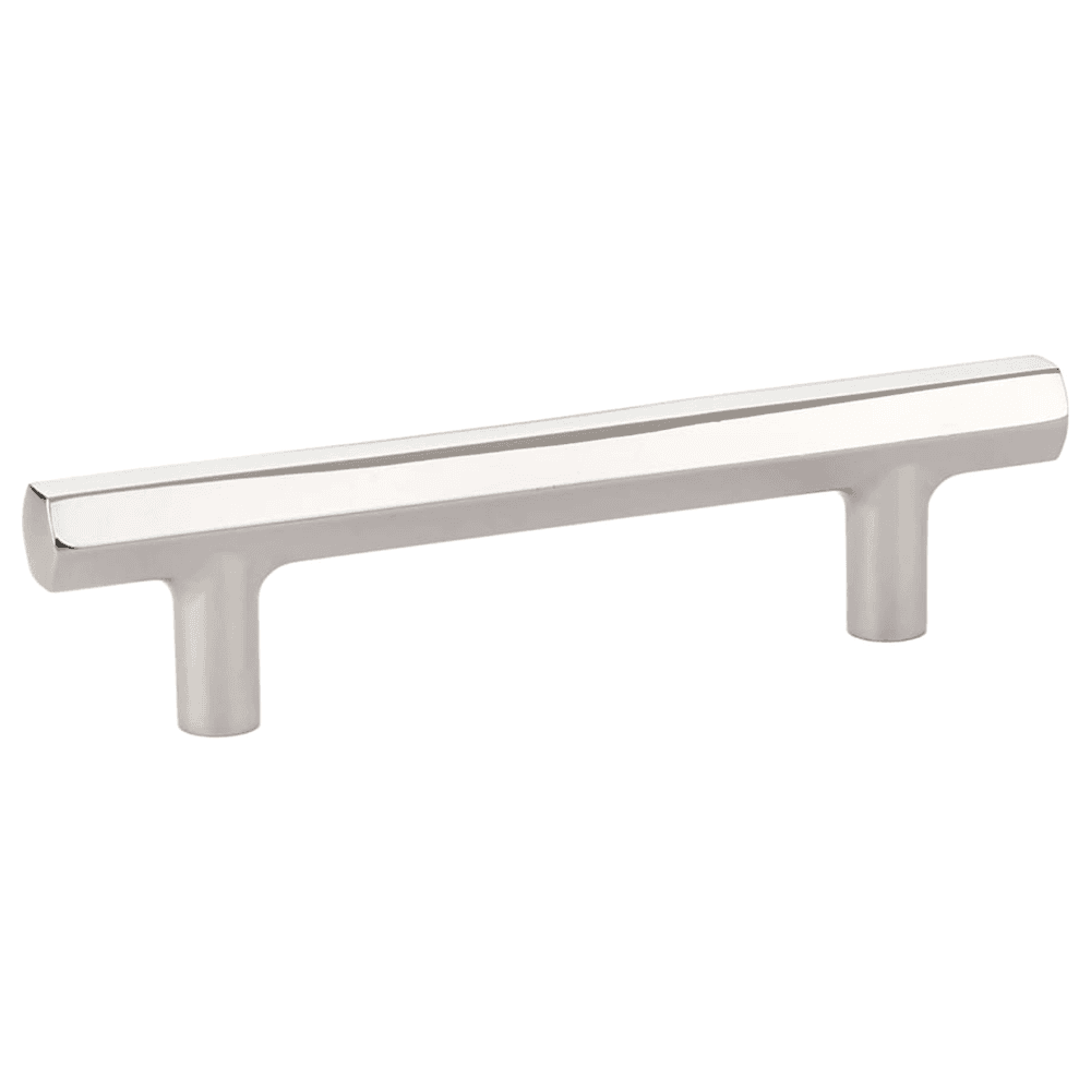 3-1/2" Mod Hex Cabinet Pull, Satin Nickel