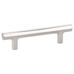 4" Mod Hex Cabinet Pull, Polished Chrome