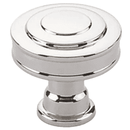 1-1/4" Glendon Cabinet Knob, Polished Nickel