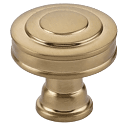 1-1/4" Glendon Cabinet Knob, Satin Brass