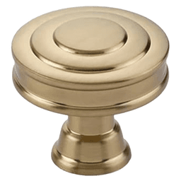 1-5/8" Glendon Cabinet Knob, Satin Brass