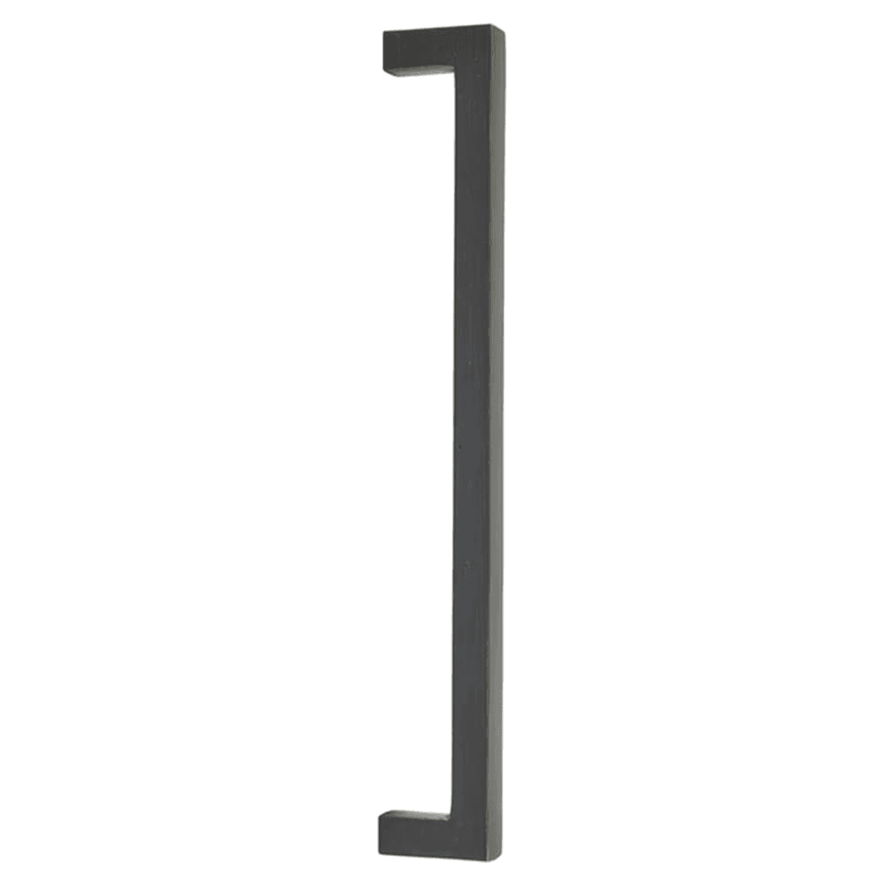 18" Rustic Modern Rectangular Appliance Pull, Medium Bronze