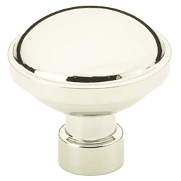 1-1/4" Brandt Cabinet Knob, Polished Nickel