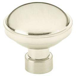 1-1/4" Brandt Cabinet Knob, Satin Nickel
