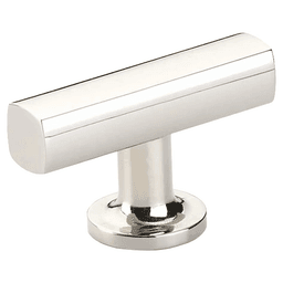 1-7/8" Freestone Cabinet T-Knob, Polished Nickel