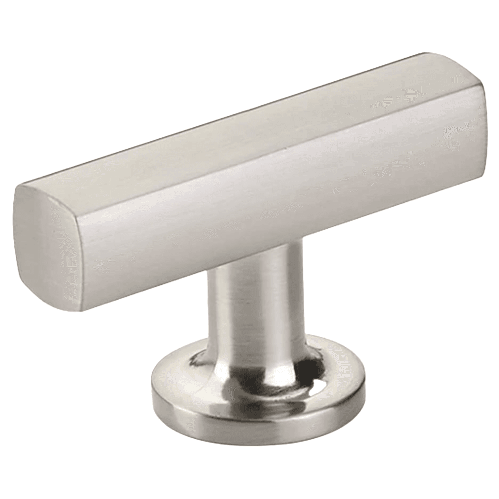 1-7/8" Freestone Cabinet T-Knob, Satin Nickel