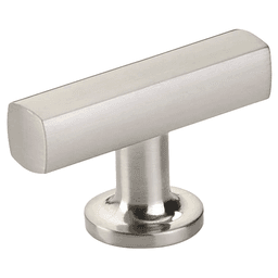1-7/8" Freestone Cabinet T-Knob, Satin Nickel