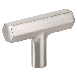 2" Mod Hex Cabinet T-Knob, Polished Chrome