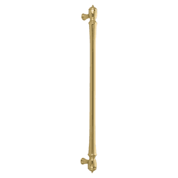 18" Spindle Back to Back Mounting Appliance Pull, Polished Brass