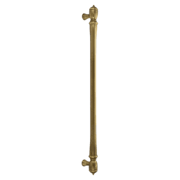 18" Spindle Back to Back Mounting Appliance Pull, French Antique