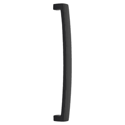 12" Bauhaus Back to Back Mounting Appliance Pull, Flat Black