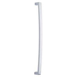 18" Bauhaus Back to Back Mounting Appliance Pull, Polished Chrome
