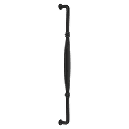 18" Fluted Back to Back Mounting Appliance Pull, Medium Bronze