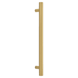 12" Bar Back to Back Mounting Appliance Pull, Satin Brass