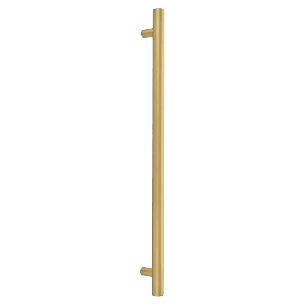 18" Bar Back to Back Mounting Appliance Pull, Satin Brass