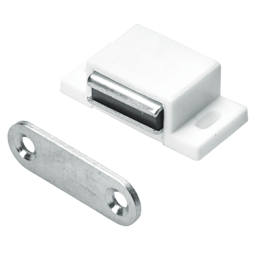 1000 Magnetic Catch, White 250/Box