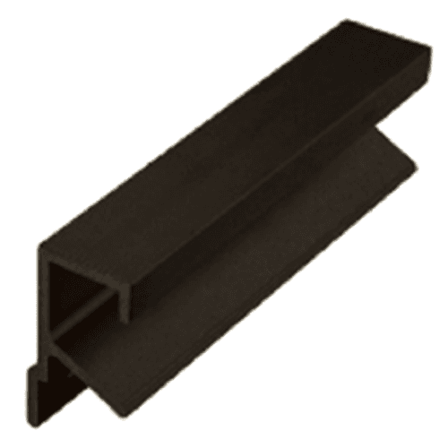 3" Finger Pull for 3/4" Panels, Satin Black