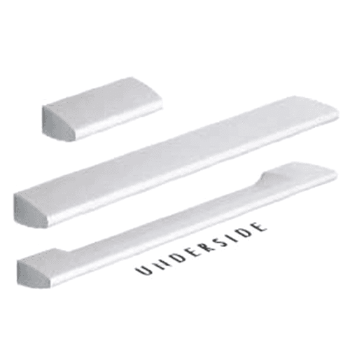 160mm Architectural Recessed Handle Pull, Anodized Aluminum