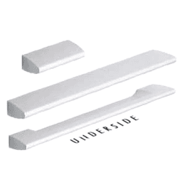 160mm Architectural Recessed Handle Pull, Anodized Aluminum
