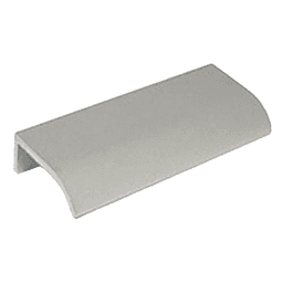 DP 6' No-Holes Drawer Pull, Satin Clear Anodized, 1/8" Width