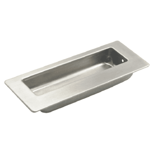 DP 4-1/2" Rectangular Recessed Pull, Stain Stainless Steel