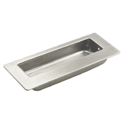 DP 4-1/2" Rectangular Recessed Pull, Stain Stainless Steel