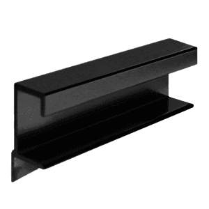 DP 6' No-Holes Drawer Pull, Satin Black Anodized