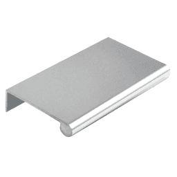 DP 6' No-Holes Edge Pull, Satin Clear Anodized