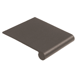DP 1-1/2" No-Holes Edge Pull, Satin Brass Anodized