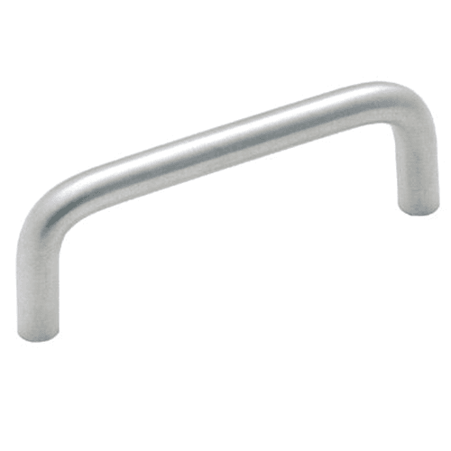 MC 4" Wire Pull, Satin Clear Anodized