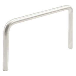 MC 4" Wire Pull, Satin Clear Anodized, 4-1/2" Length